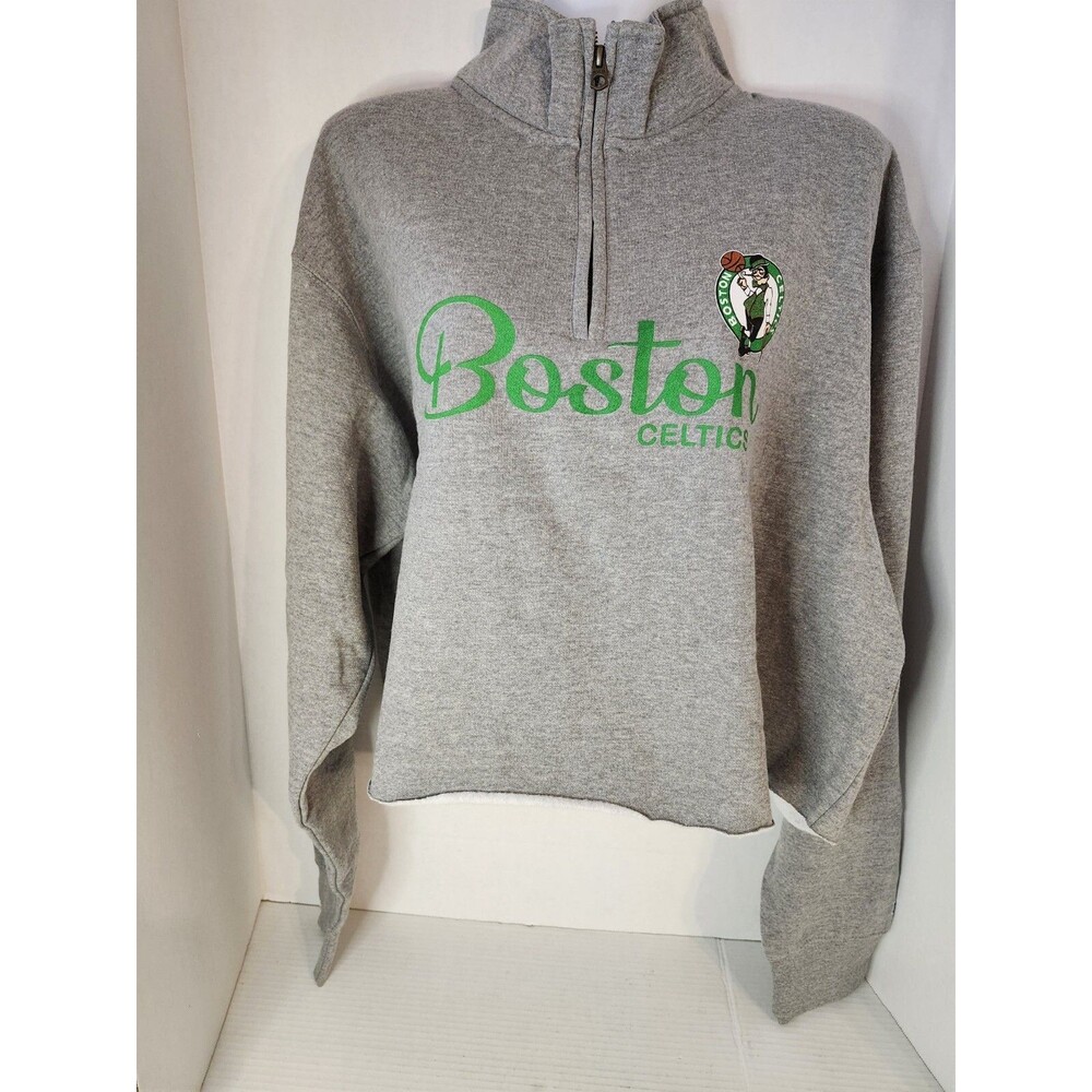 Blue 84 Boston Celtics Crop Top Sweater Size XL